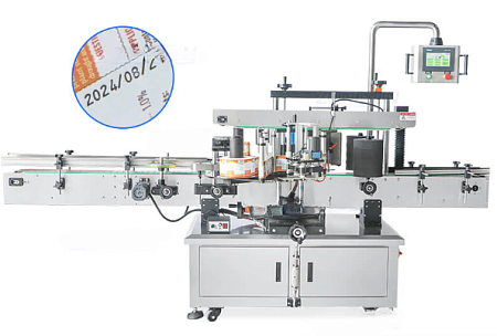 Этикетировочный комплекс для двухсторонней этикетки канистр (с конвейером)