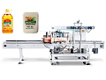 Этикетировочный комплекс для двухсторонней маркировки плоских бутылок (с конвейером)