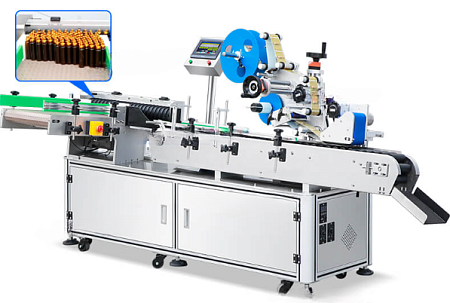 Этикетировочный комплекс для небольших круглых флаконов (с конвейером)