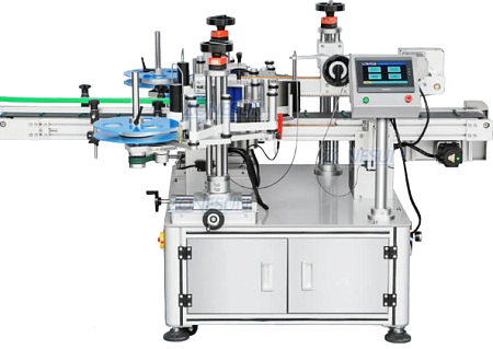 Этикетировочный комплекс для картонных коробок с защитой от вскрытия (с конвейером)